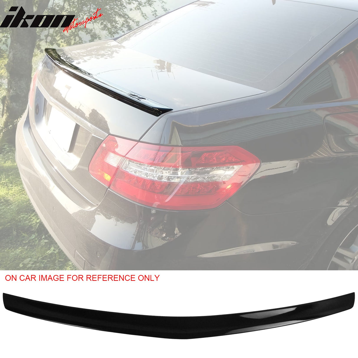 2010-2016 Mercedes Benz W212 Sedan AMG Style Rear Trunk Spoiler ABS