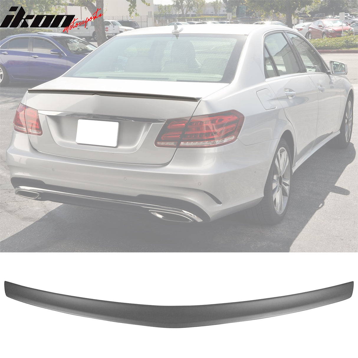 2010-2016 Mercedes Benz W212 Sedan AMG Style Rear Trunk Spoiler ABS