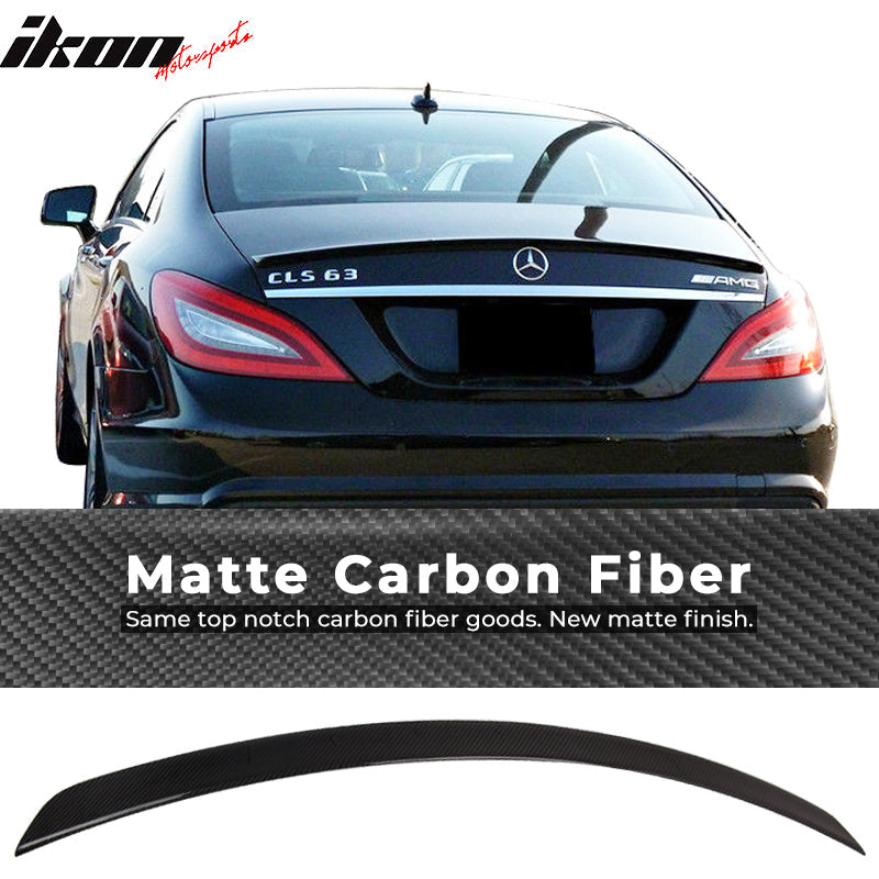 2011-2017 Benz CLS Class W218 Sedan Carbon Fiber CF Rear Trunk Spoiler