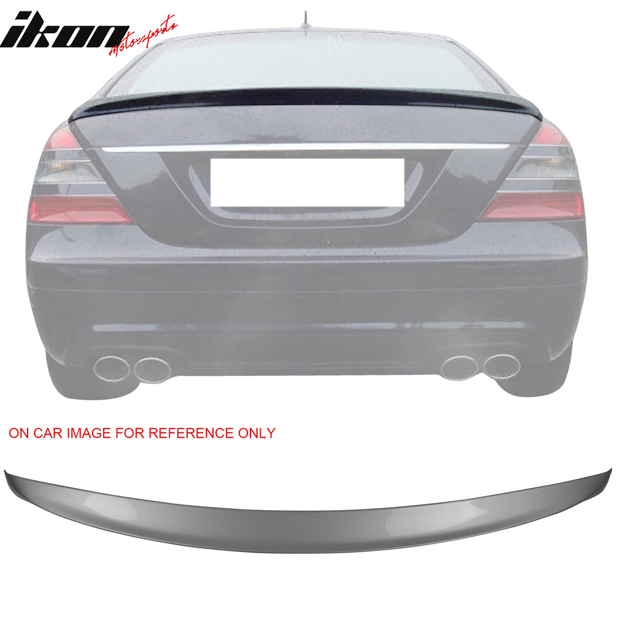 2007-2013 Benz S-Class W221 4Door AMG Style Rear Trunk Spoiler ABS