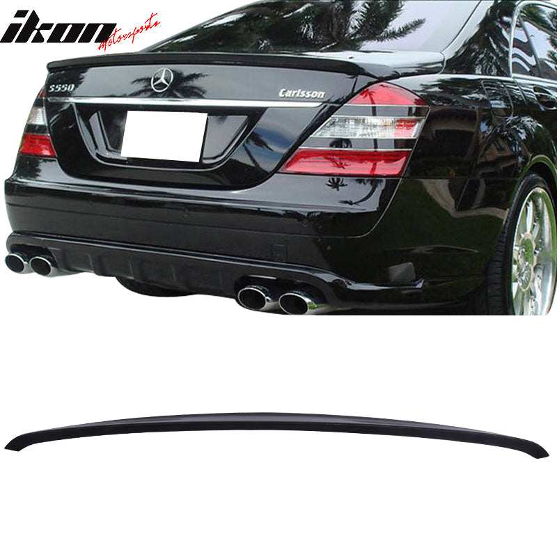 2007-2013 Benz W221 S-Class Sedan AMG Style Carbon Fiber Trunk Spoiler