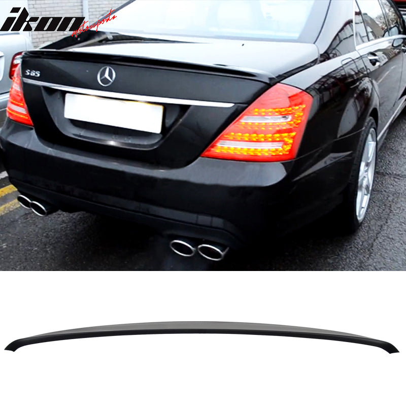 2007-2013 Benz S-Class W221 4Door AMG Style Rear Trunk Spoiler ABS