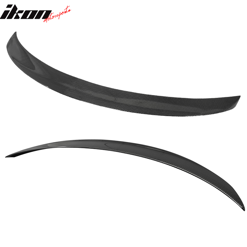 2013-2018 Benz CLA C117 Sedan P Style Carbon Fiber CF Trunk Spoiler