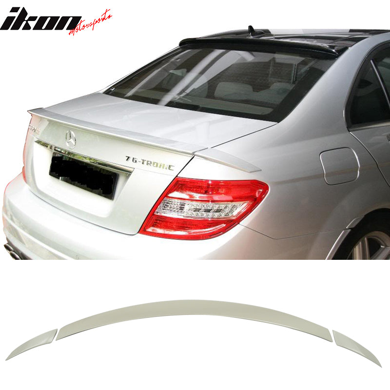 2008-2014 Mercedes Benz C-Class W204 B Style Trunk Spoiler ABS