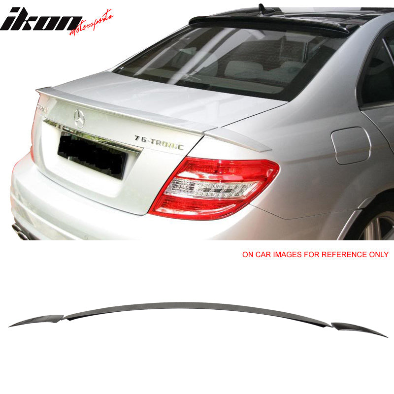 2008-2014 Mercedes Benz C-Class W204 B Style Trunk Spoiler ABS