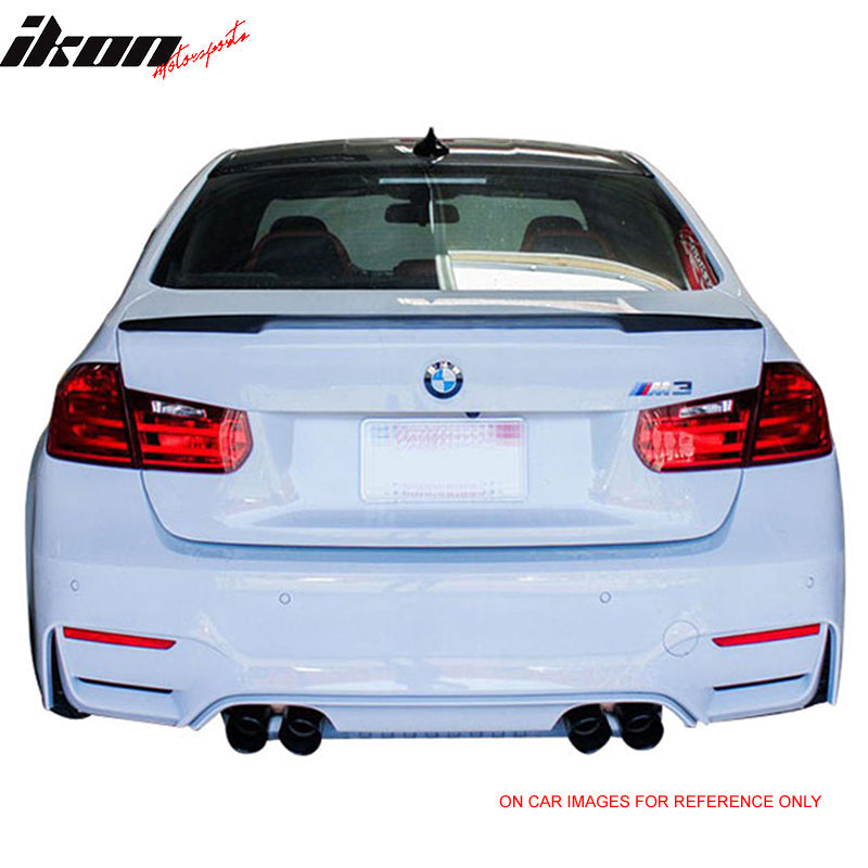 2014-2019 BMW F80 3 Series Performance Style Gray Trunk Spoiler ABS