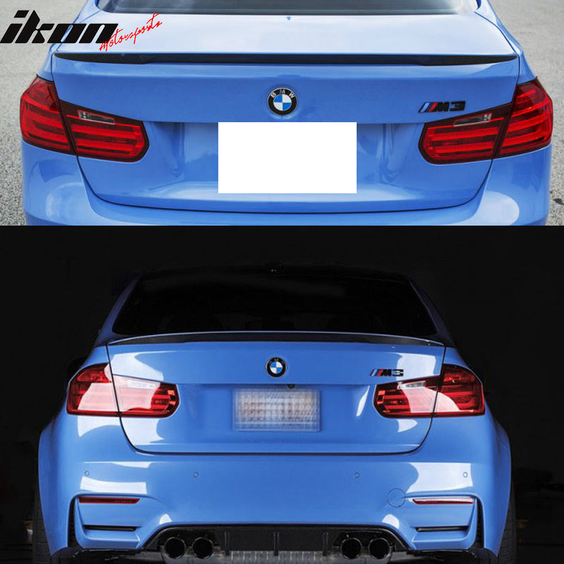 2014-2019 BMW F80 P Painted #475 Black Sapphire Trunk Spoiler Wing ABS