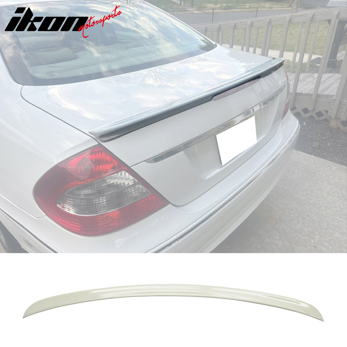 2003-2009 Mercedes-Benz W211 AMG Style Trunk Spoiler ABS
