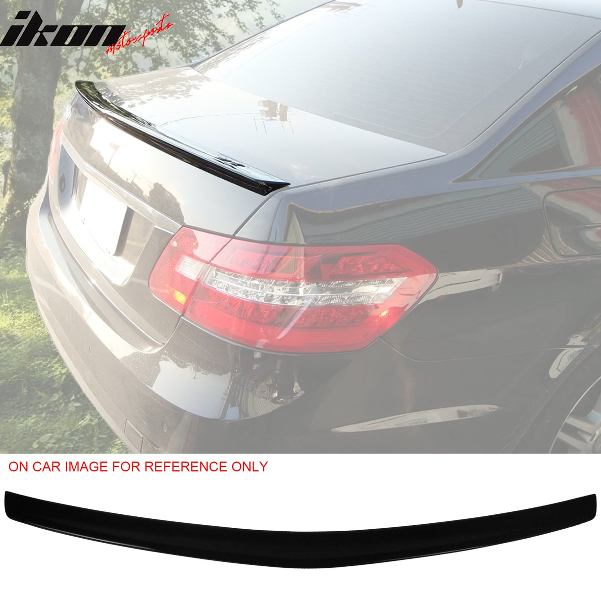 2010-2016 Mercedes Benz W212 Sedan AMG Style Rear Trunk Spoiler ABS