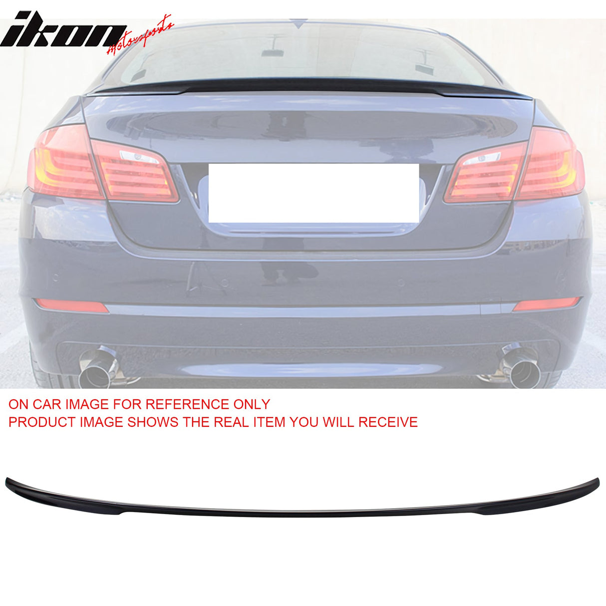 2011-2016 BMW 5 Series F10 4Dr Sedan P Style Trunk Spoiler Wing ABS