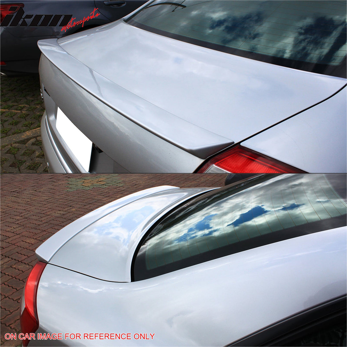 2002-2005 Audi A4 B6 Sedan ABT Style Painted #LY9B Black Trunk Spoiler