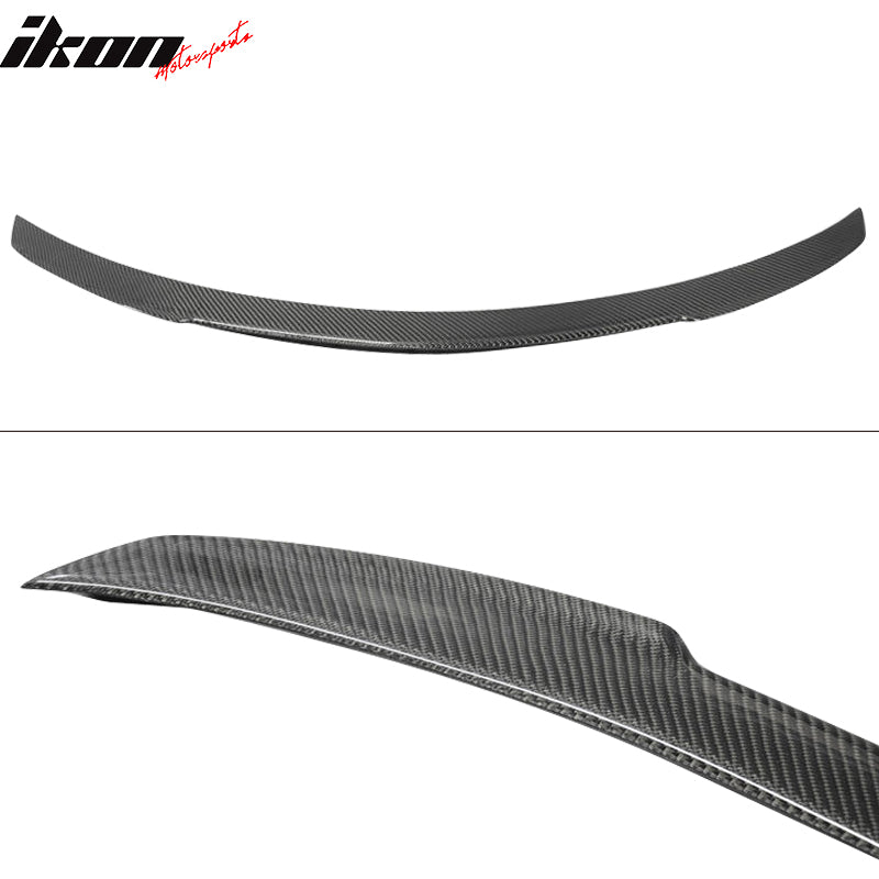 2015-2021 Benz W205 C Class Sedan V Style Carbon Fiber Trunk Spoiler
