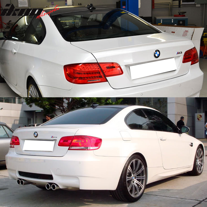 2007-2013 BMW E92 3 Series Coupe M3 Style Trunk Spoiler ABS