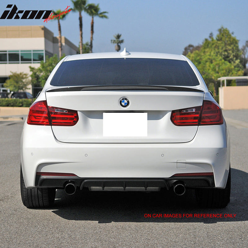 2014-2019 BMW F80 3-Series Performance Style White Trunk Spoiler ABS