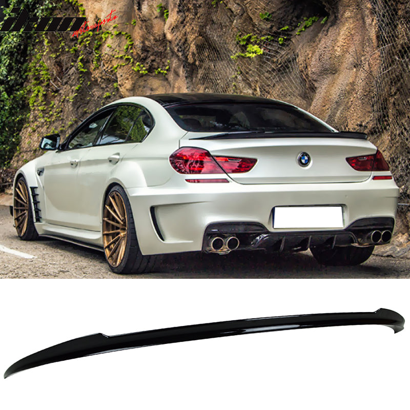 2012-2018 BMW 6 Series F12 Convertible V Style Trunk Spoiler Wing ABS