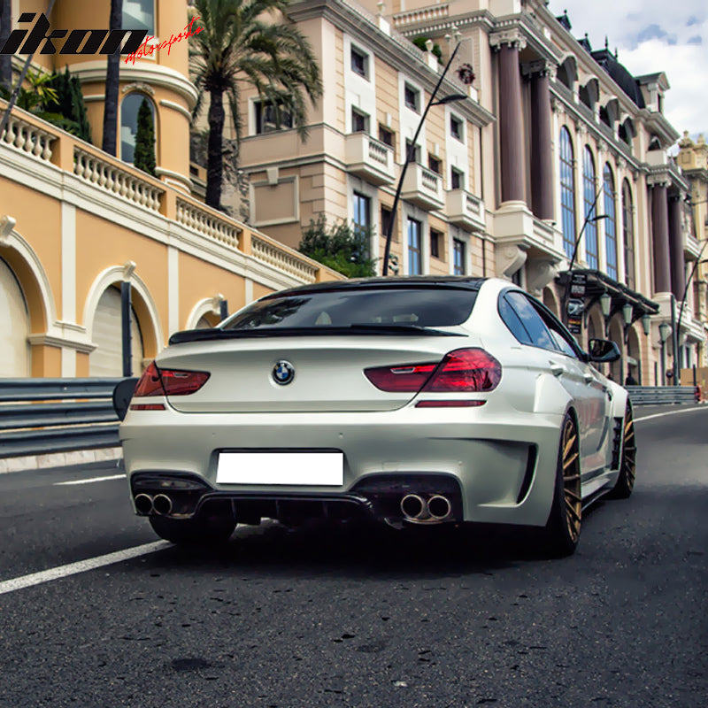 2012-2018 BMW 6 Series F12 Convertible V Style Trunk Spoiler Wing ABS