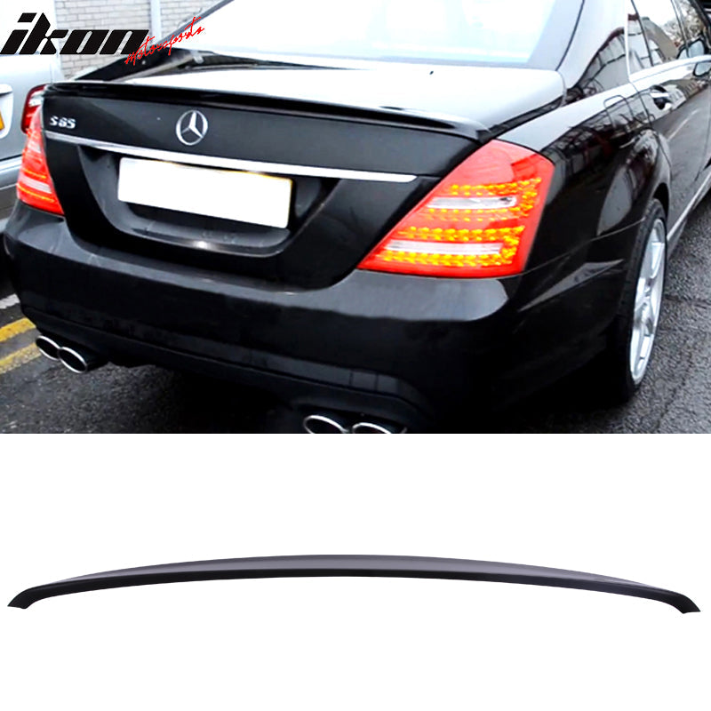 2007-2013 Benz S-Class W221 4Door AMG Style Rear Trunk Spoiler ABS