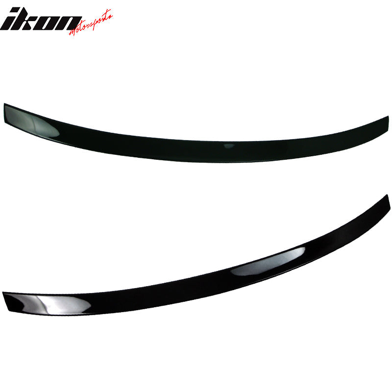 2009-2012 Audi A4 B8 RS Style #LZ9Y Black Rear Trunk Spoiler Wing ABS