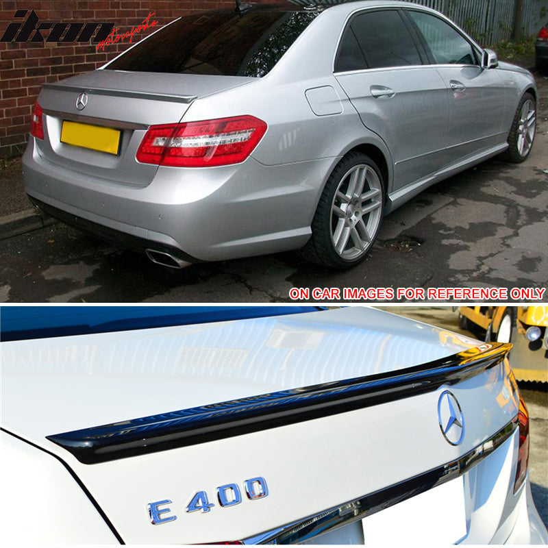2010-2016 Mercedes Benz W212 Sedan AMG Style Rear Trunk Spoiler ABS