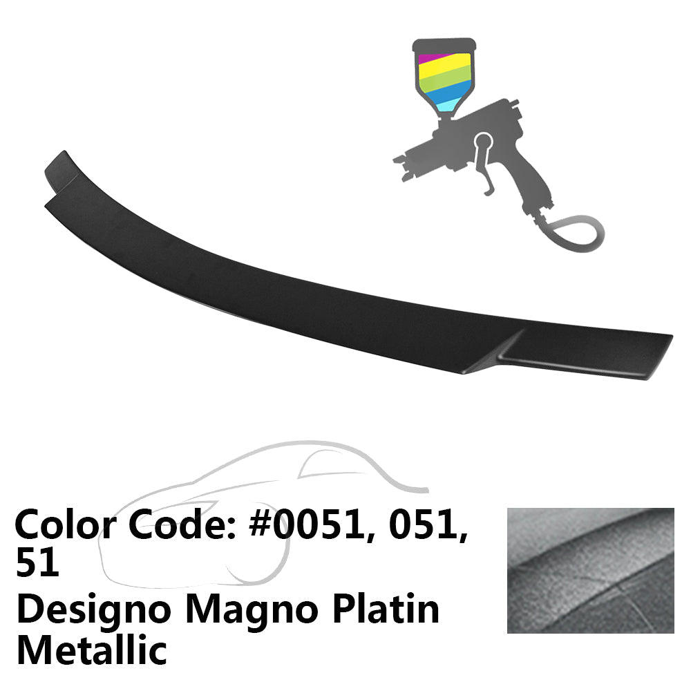 2008-2014 Mercedes Benz C-Class W204 V Style Trunk Spoiler - ABS