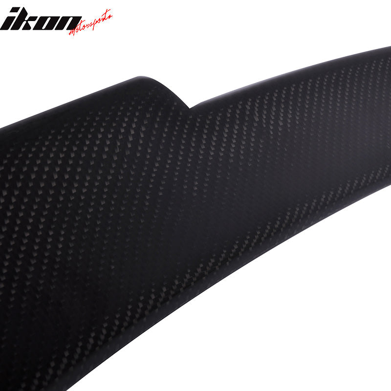 2008-2014 Benz C Class W204 Sedan Ikon Carbon Fiber Rear Trunk Spoiler