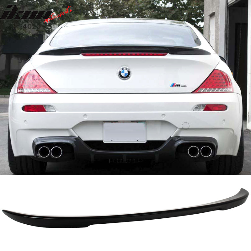 2004-2008 BMW E63 6 Series Coupe V Style Trunk Spoiler ABS