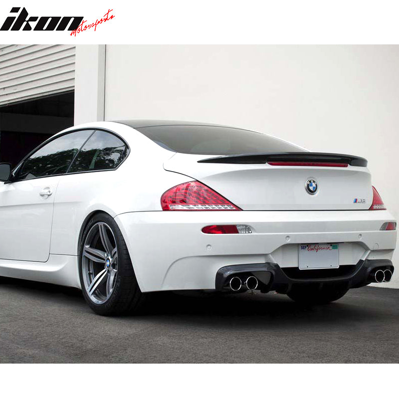 2004-2008 BMW E63 6 Series Coupe V Style Trunk Spoiler ABS