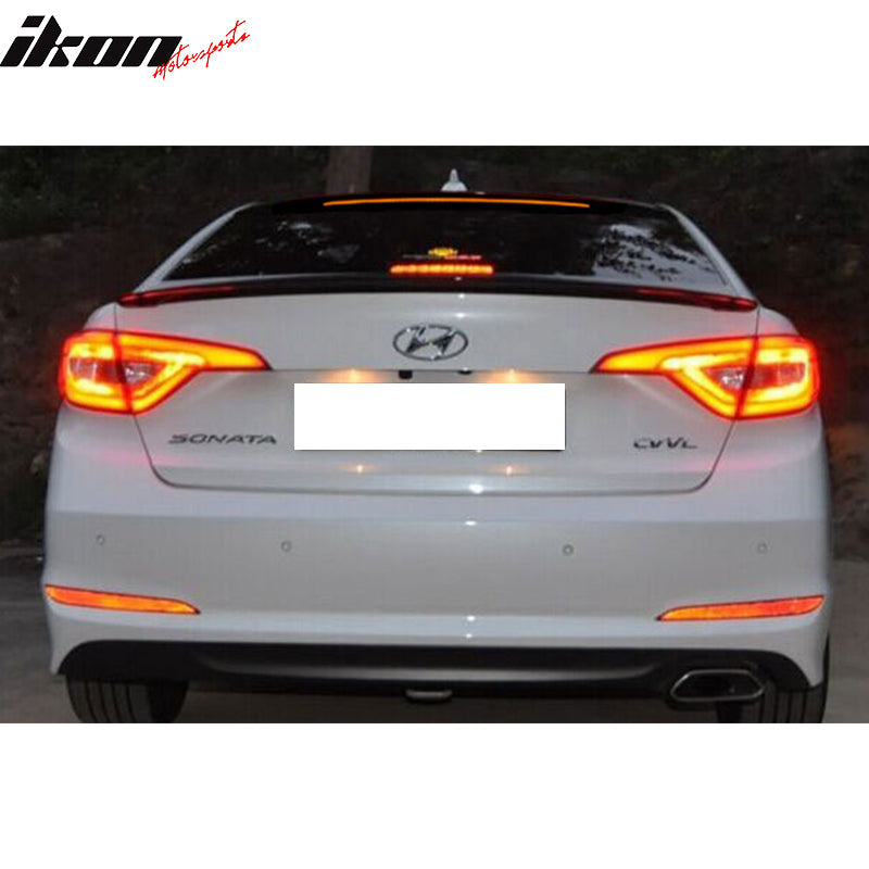 Fits 15 Up Hyundai Sonata OE ABS Trunk Spoiler & Roof Wing