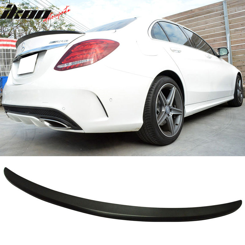 2015-2021 Mercedes Benz W205 4Door AMG Style Trunk Spoiler ABS