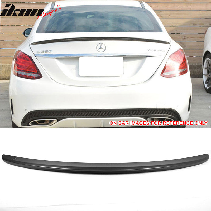 2015-2021 Mercedes Benz W205 4Door AMG Style Trunk Spoiler ABS
