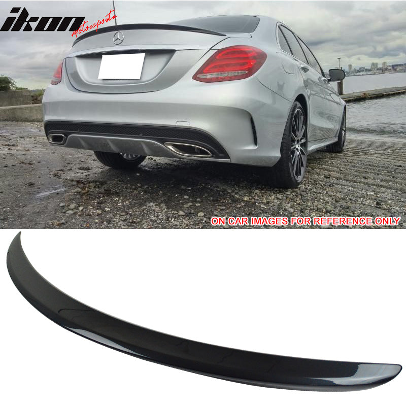 2015-2021 Mercedes Benz W205 4Door AMG Style Trunk Spoiler ABS