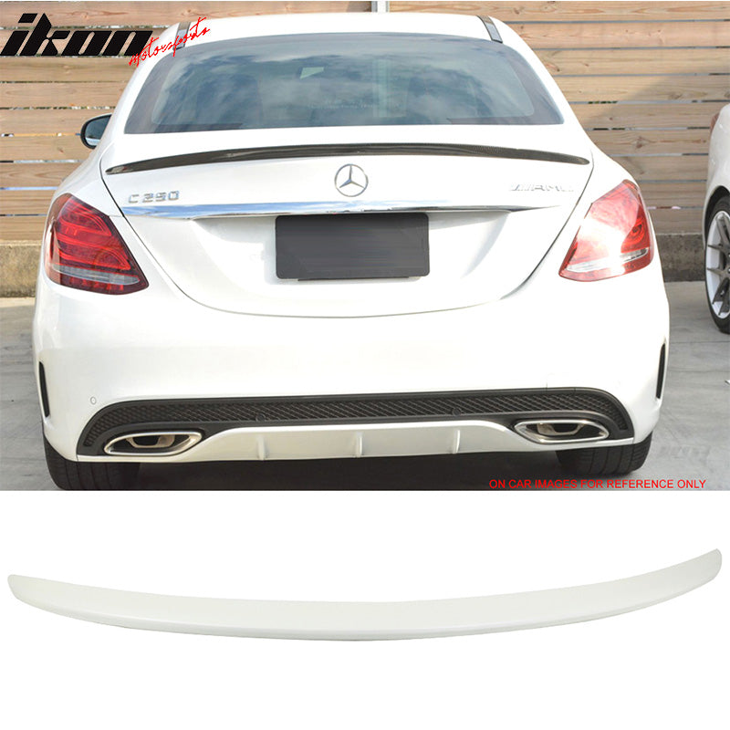 2015-2021 Mercedes Benz W205 4Door AMG Style Trunk Spoiler ABS