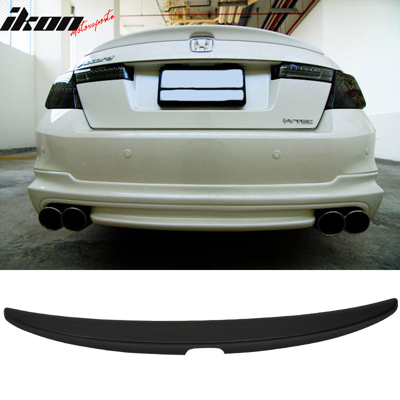 2008-2012 Honda Accord Sedan Painted ABS Rear Trunk Spoiler Wing