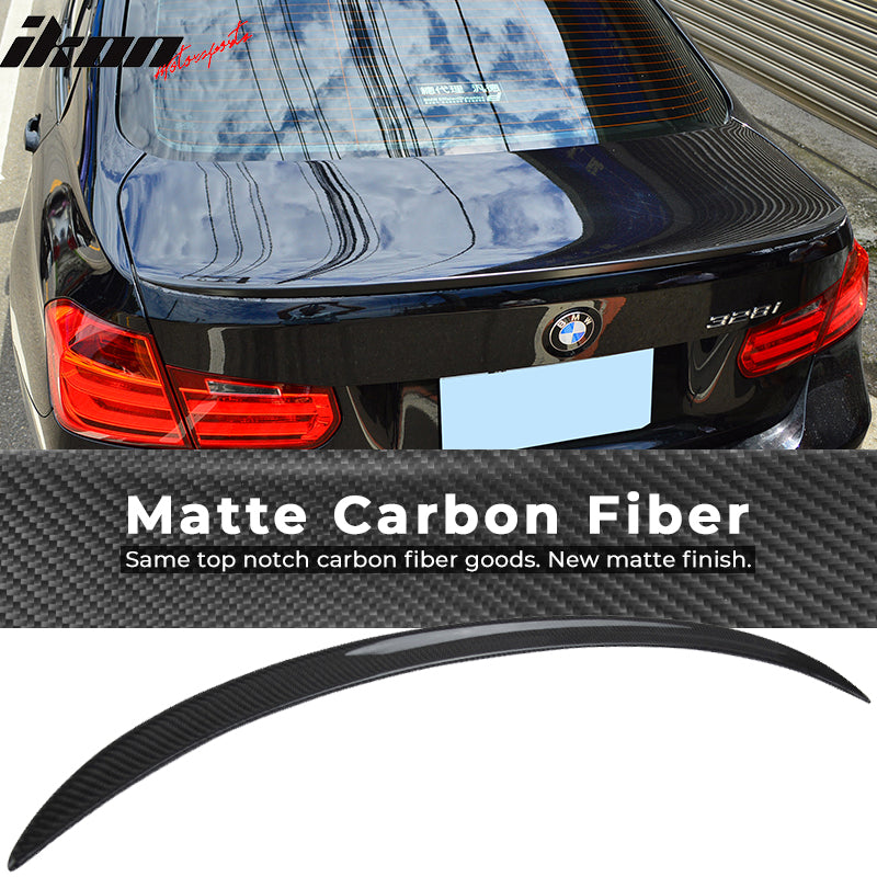 2014-2019 BMW 3-Series F80 Sedan M3 Style Carbon Fiber Trunk Spoiler