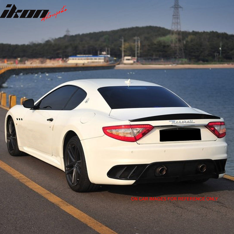 2008-2014 Maserati Gran Turismo Coupe Ikon Carbon Fiber Trunk Spoiler
