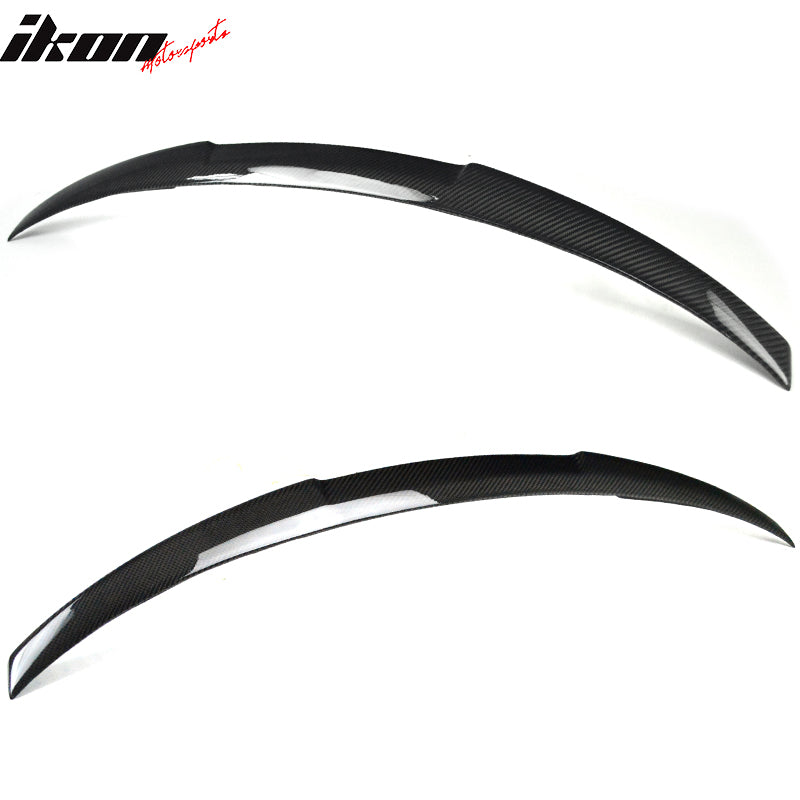 2015-2020 BMW F82 M4 Coupe 2Dr P Style Carbon Fiber CF Trunk Spoiler