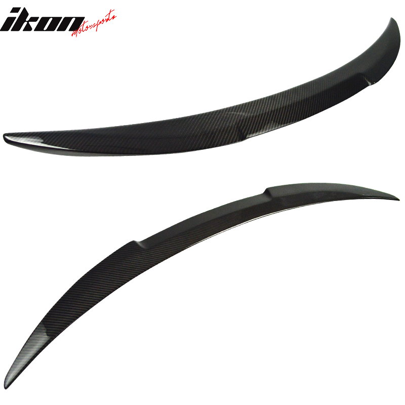 2007-2013 BMW E82 1 Series Coupe M4 Style Trunk Spoiler Wing Matte CF