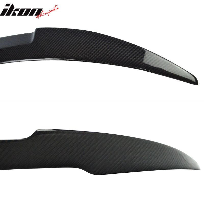 2007-2013 BMW E82 1 Series Coupe M4 Style Trunk Spoiler Wing Matte CF