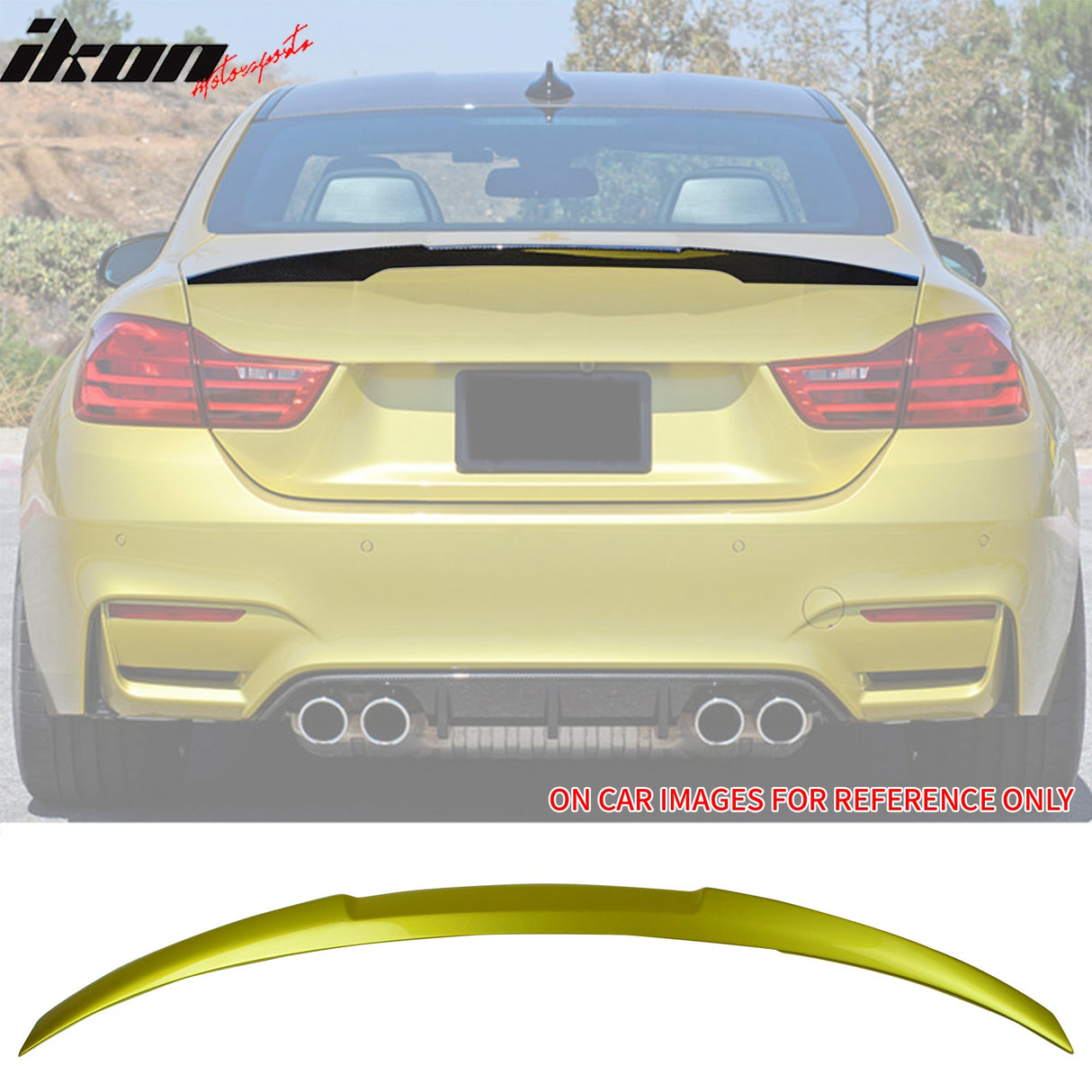 2015-2020 BMW F82 4 Series M4 Performance Style Trunk Spoiler Wing ABS