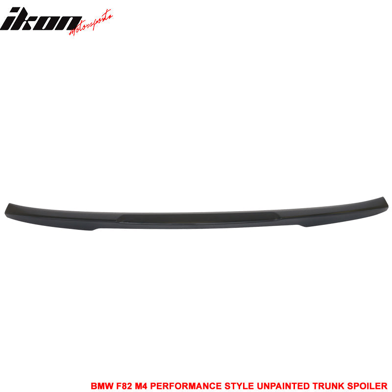 2015-2020 BMW F82 4 Series M4 Performance Style Trunk Spoiler Wing ABS