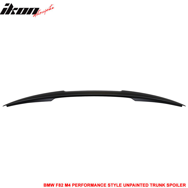2015-2020 BMW F82 4 Series M4 Performance Style Trunk Spoiler Wing ABS