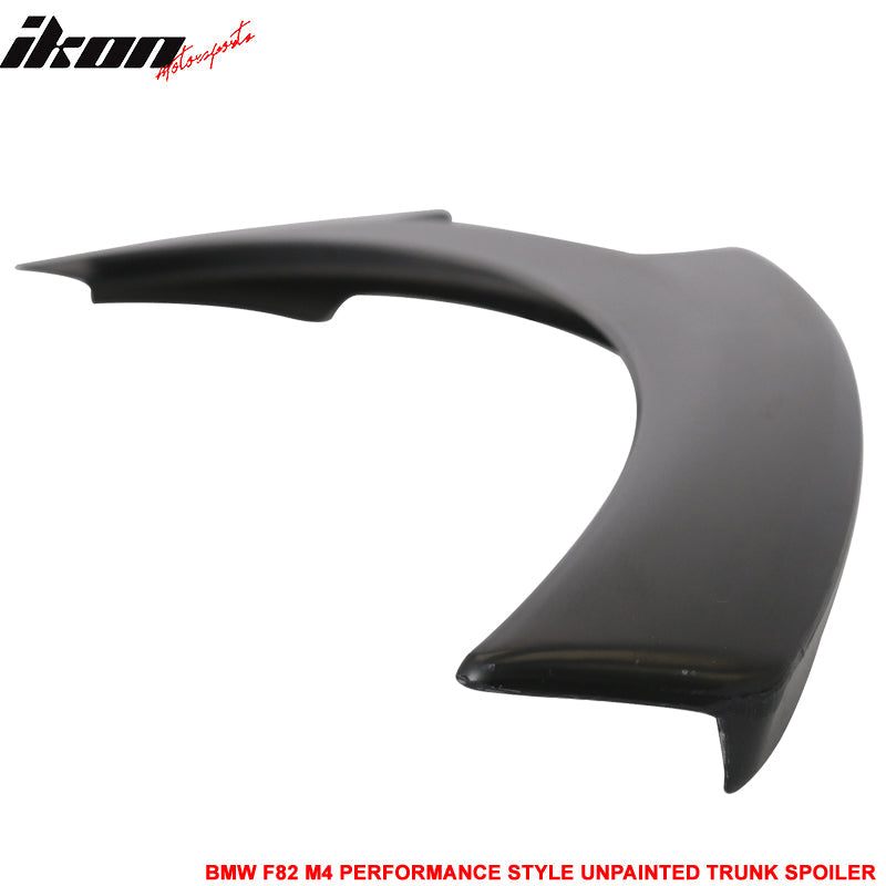 2015-2020 BMW F82 4 Series M4 Performance Style Trunk Spoiler Wing ABS