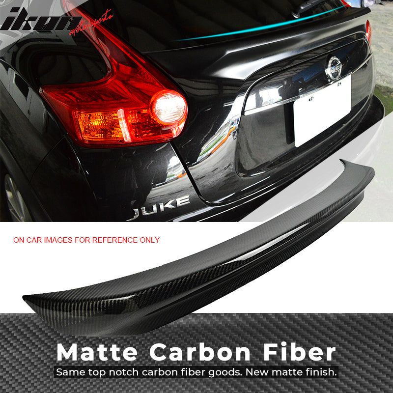 2015-2017 Nissan Juke F15 IKON Style Carbon Fiber Trunk Spoiler Wing