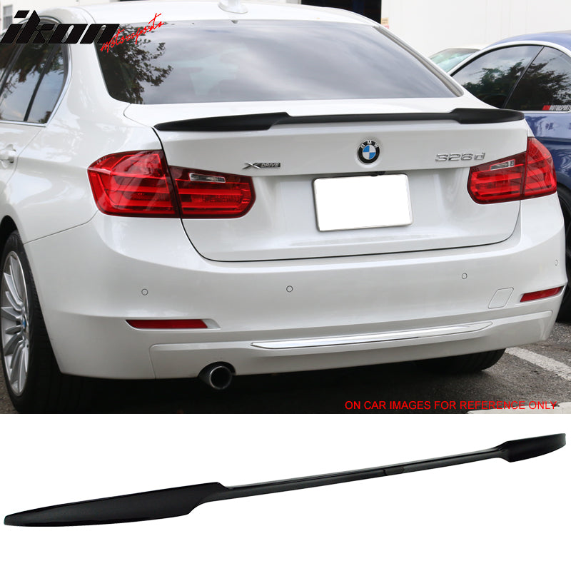 2012-2020 BMW 3 Series F80 M3 F30 4Dr V Style Trunk Spoiler Wing ABS