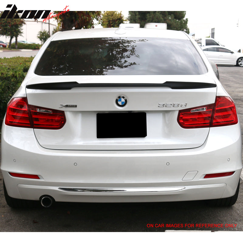 2012-2020 BMW 3 Series F80 M3 F30 4Dr V Style Trunk Spoiler Wing ABS