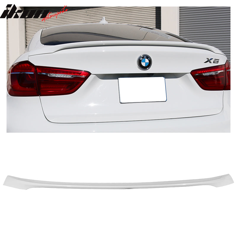 2015-2018 BMW F16 X6 F86 Performance Style Rear Trunk Spoiler Wing ABS