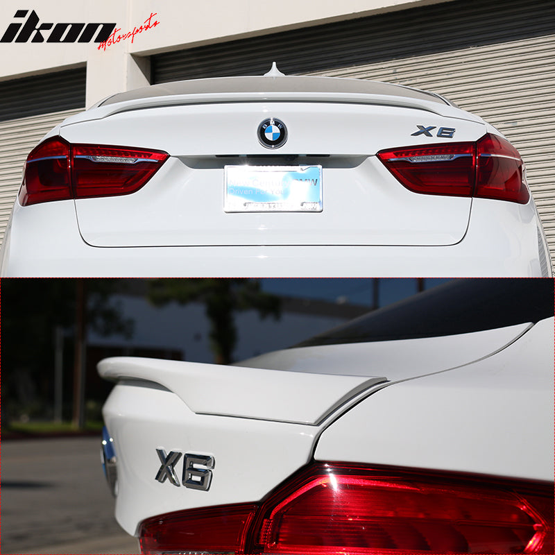 2015-2018 BMW F16 X6 F86 Performance Style Rear Trunk Spoiler Wing ABS