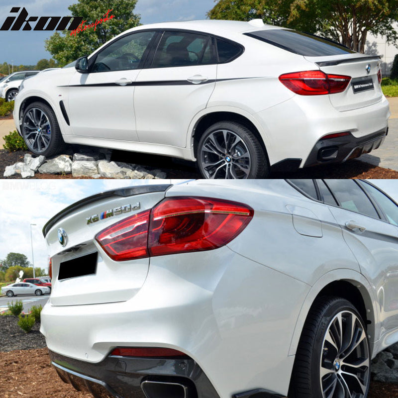 2015-2018 BMW F16 X6 F86 Performance Style Rear Trunk Spoiler Wing ABS