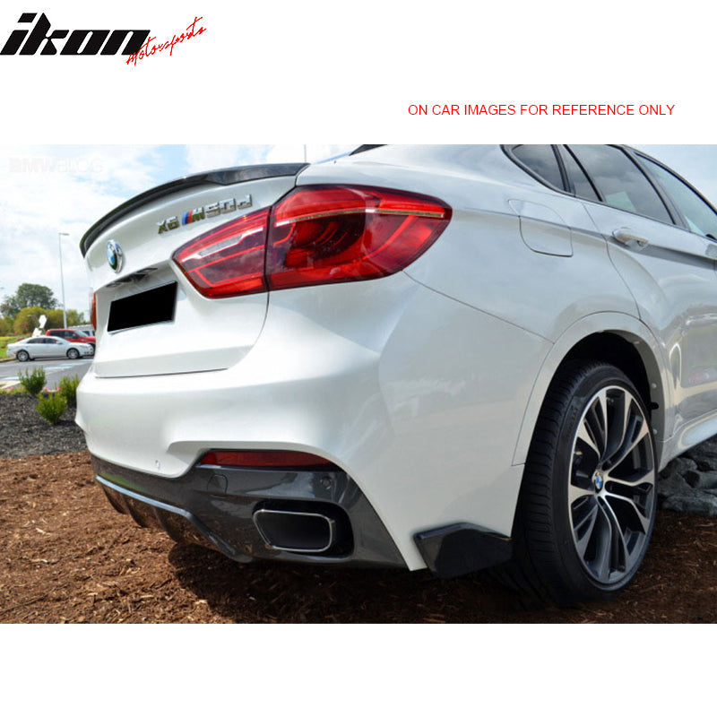 2015-2019 BMW F16 X6 F86 X6M Performance Unpainted Trunk Spoiler ABS
