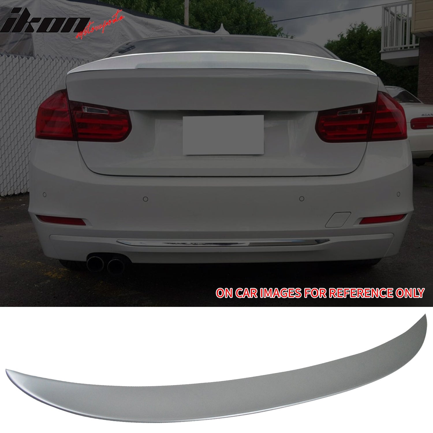 2012-2018 BMW F30 3 Series Sedan Performance Style Trunk Spoiler ABS